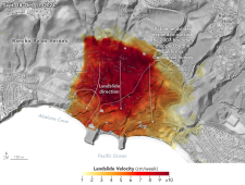 NASA’s UAVSAR airborne radar instrument captured data in fall 2024 showing the motion of landslides on the Palos Verdes Peninsula following record-breaking rainfall in Southern California in 2023 and another heavy-precipitation winter in 2024. 