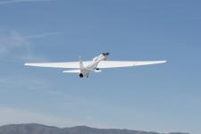 NASA’s ER-2 takes off from its base of operations at NASA’s Armstrong Flight Research Center Building 703 in Palmdale, California to test instruments that will support upcoming science flights for the Geostationary Operational Environmental Satellite-R-series.
