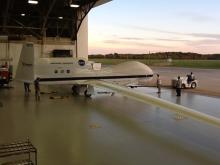 Preparing to weigh AV-6 (9.20.12)