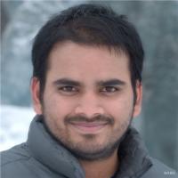 Hara Madhav Talasila at Russell glacier, Greenland